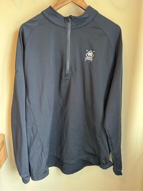 Levelwear WoodStone Golf 1/4 Zip Performance Pullover Men’s XXL Black